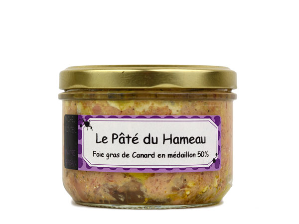 Le pâté du Hameau<br>50% de foie gras - 180 gr