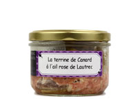 La terrine de canard<br>à l'ail rose de Lautrec - 180 gr