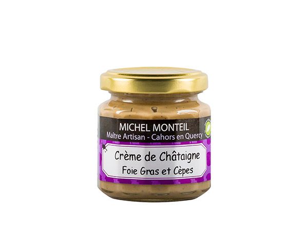 Crème de châtaigne Foie Gras et Cèpes