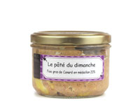 Le pâté du Dimanche<br>20% de foie gras - 180 gr