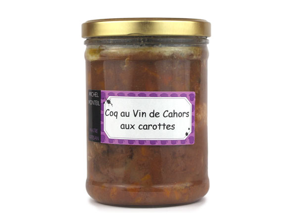 Coq au vin de Cahors<br>bocal de 800 gr