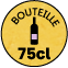 Bouteille de vin 75cl