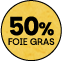Article contenant 50% de foie gras