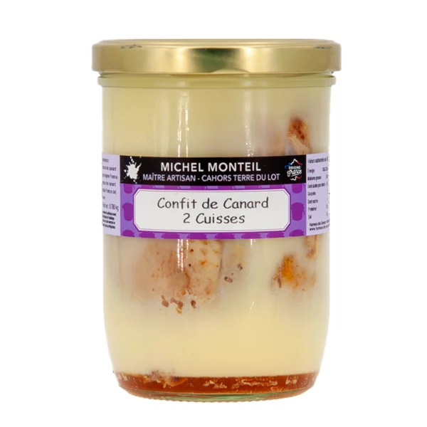 Confit de Canard 2 cuisses en bocal
