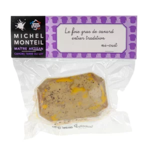 Foie Gras de canard entier mi-cuit poché en terrine