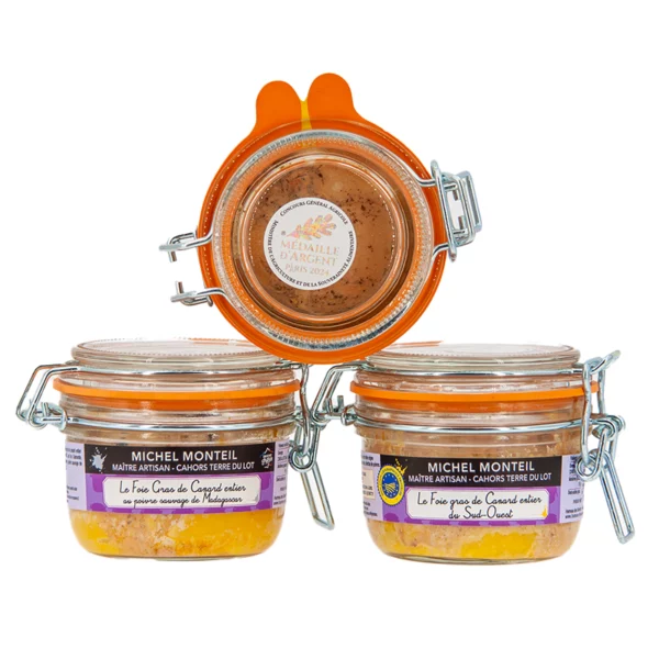 Promo ! Trio de Foie Gras de canard entier aux poivres variés – Image 2