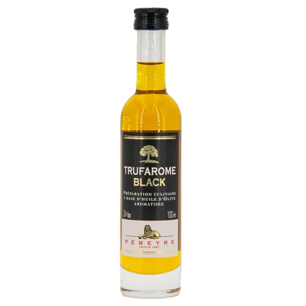 Préparation culinaire à base d'huile d'olive arôme truffe noire