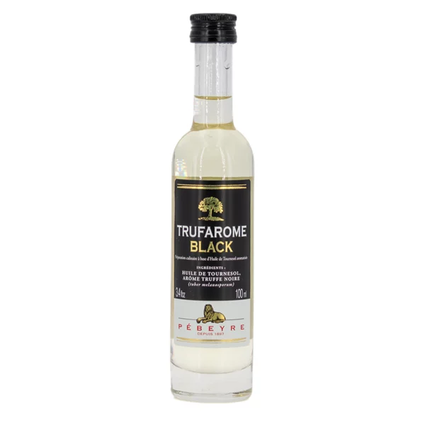 Préparation culinaire à base d'huile de tournesol arôme truffe noire