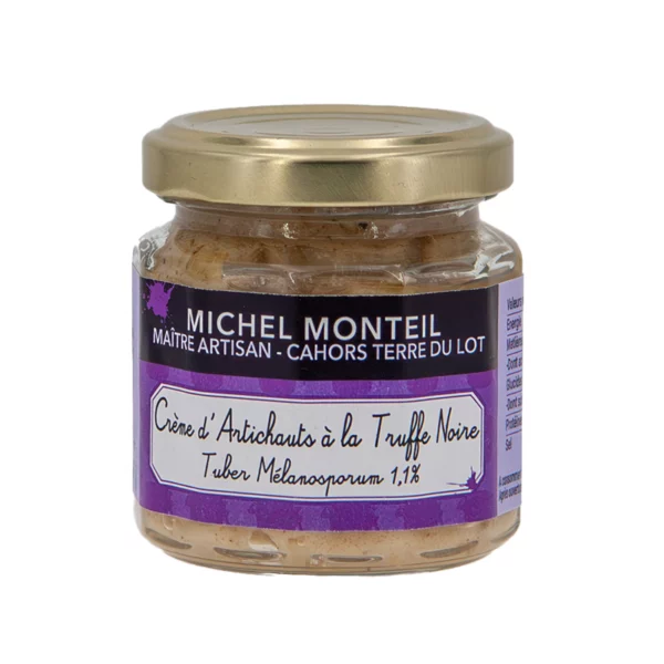 La crème d'artichaut à la truffe du Périgord 1,1%