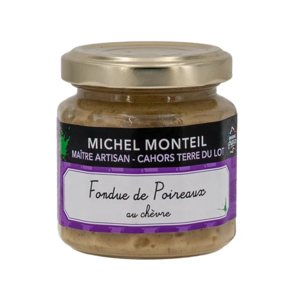 La fondue de poireaux au chèvre
