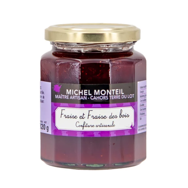 Confiture Extra Fraise et Fraise des bois