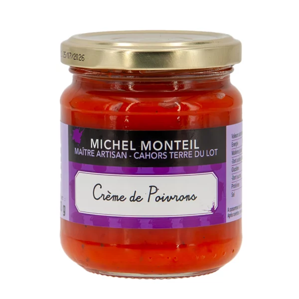 La crème de poivrons