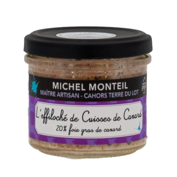 L'effiloché de Cuisses de Canard 20% de Foie Gras