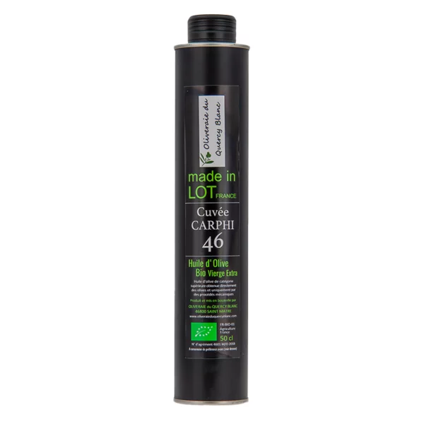 Huile d'olive vierge extra cuvée CARPHI 50cl