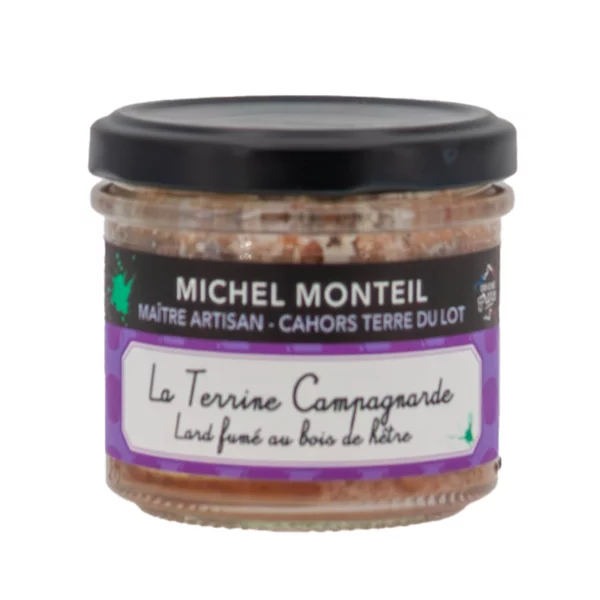 La terrine Campagnarde Lard fumé au bois de hêtre