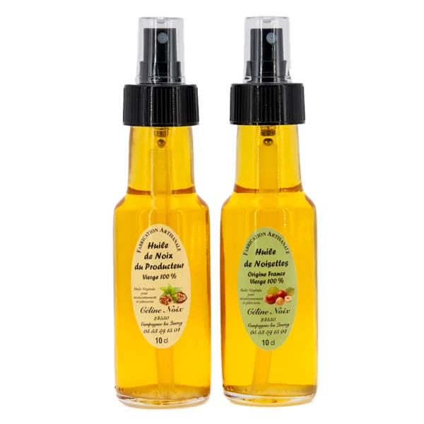 Promotion ! Le duo Huile de Noisettes & Huile de Noix du Périgord en spray