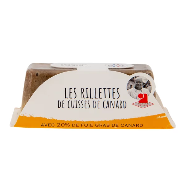 Les Rillettes de Canard avec 20% de Foie Gras