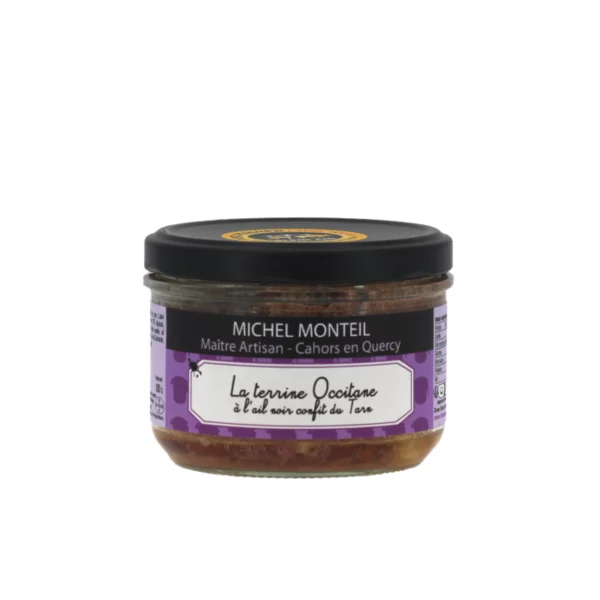 La terrine Occitane à l'ail noir confit du Tarn