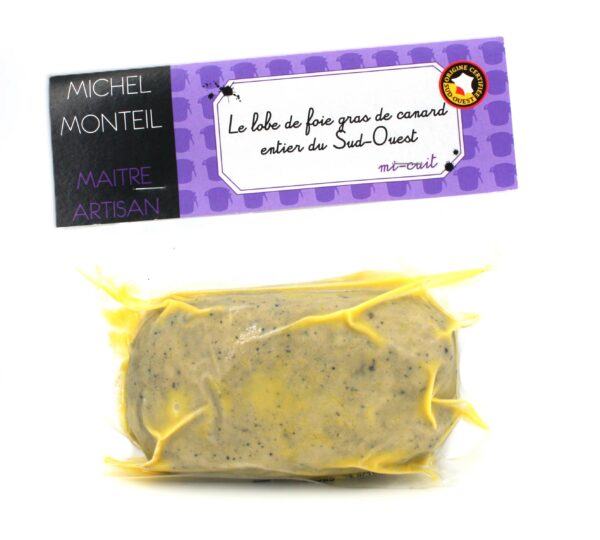Le lobe de foie gras de canard entier du Sud-Ouest mi-cuit